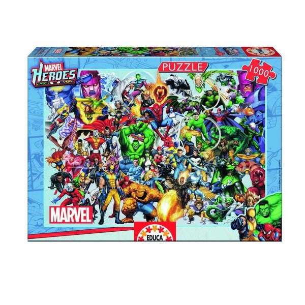 Collage of Marvel Heroes 1000pce