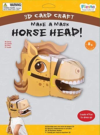 Make A Mask Horse Head! 3D Card Craft