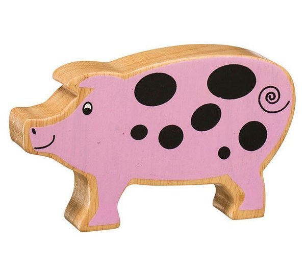 Wooden Animal Pig
