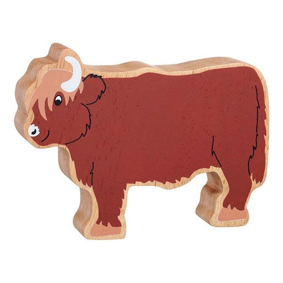 Wooden Animal Highland Cow
