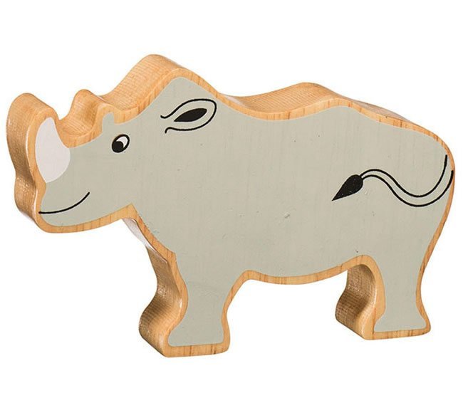 Wooden Animal Rhino