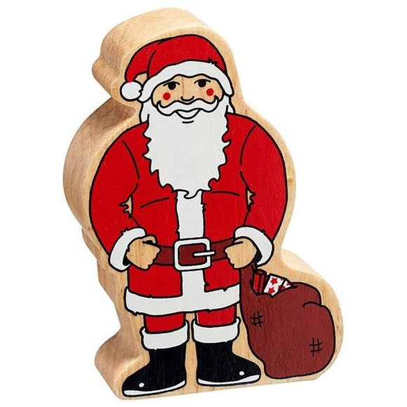 Wooden Figure Father Christmas