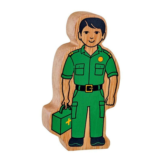 Wooden Figure Paramedic