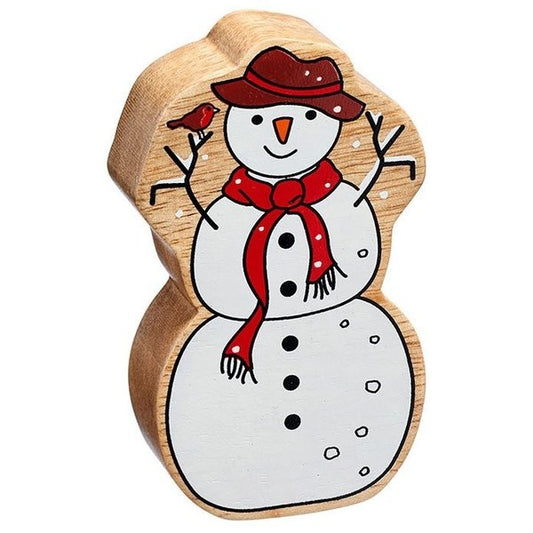 Wooden Figure Snowman