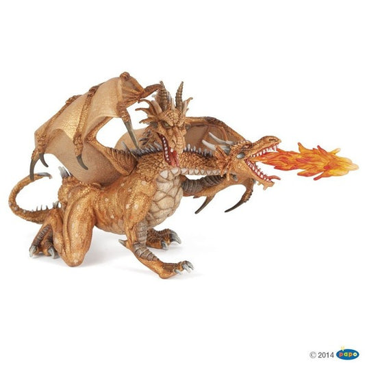 Papo 38938 Two Headed Dragon Gold