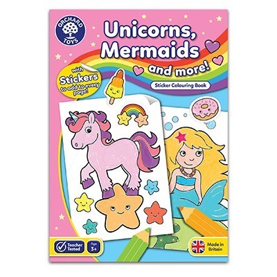 Orchard Unicorns, Mermaids and more Colouring Book