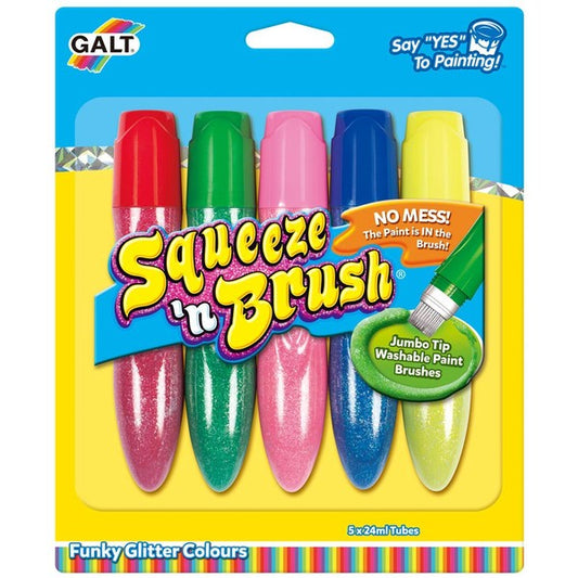 Galt Squeeze 'n Brush Funky Glitter Colours