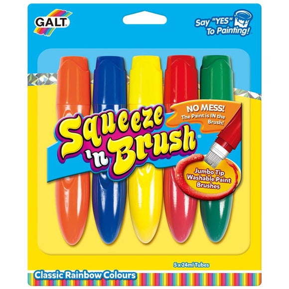Galt Squeeze 'n Brush 5 Classic Colours