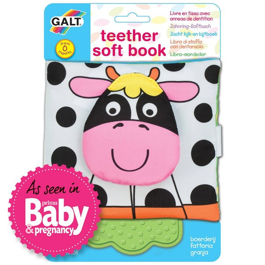 Galt Teether Soft Book, Farm